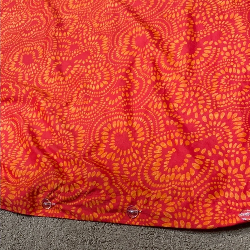 Paisley Duvet with Orange/Blue Intricate Design Sizee Full or Queen Prairie